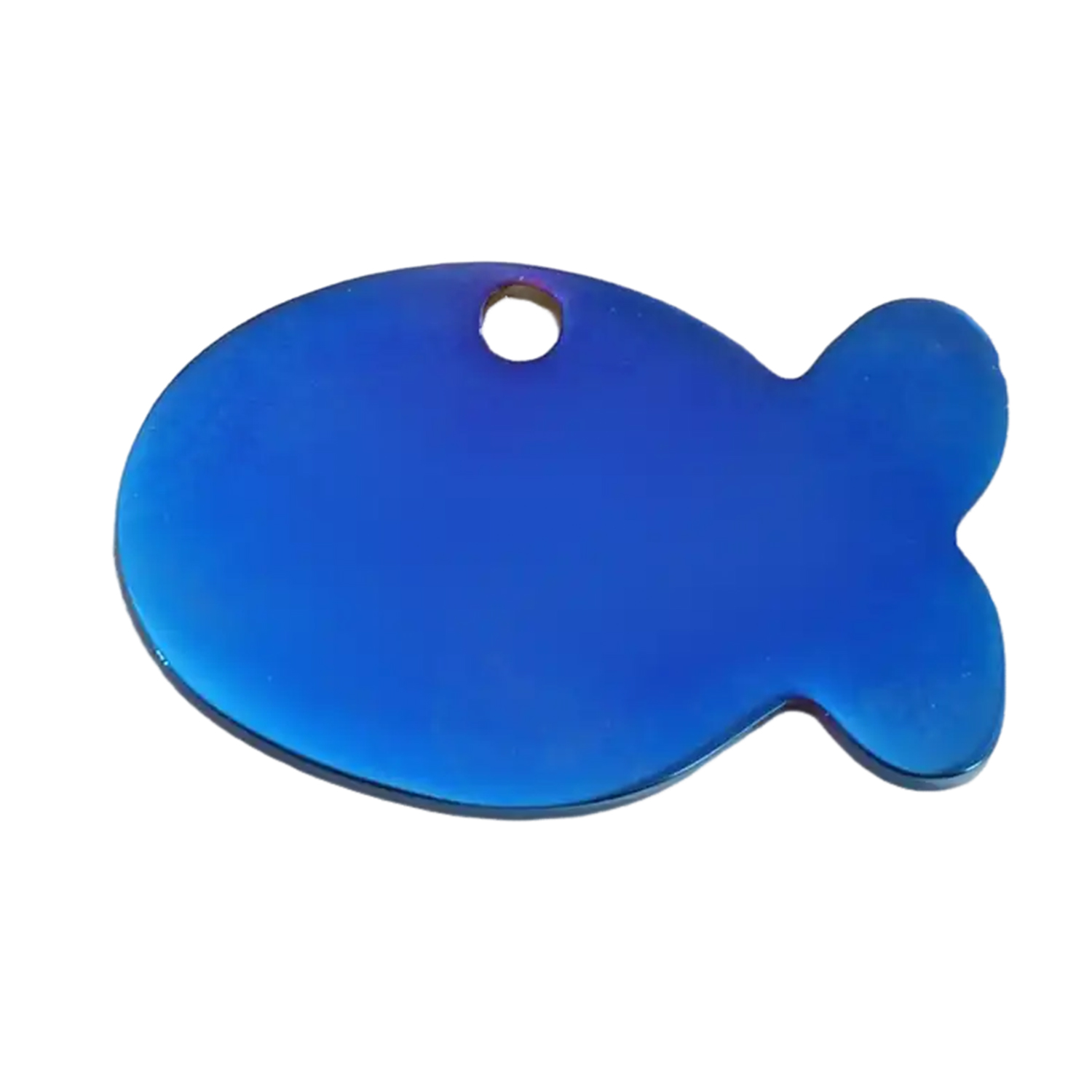 Aluminum Fish Shaped Pet Tag 2
