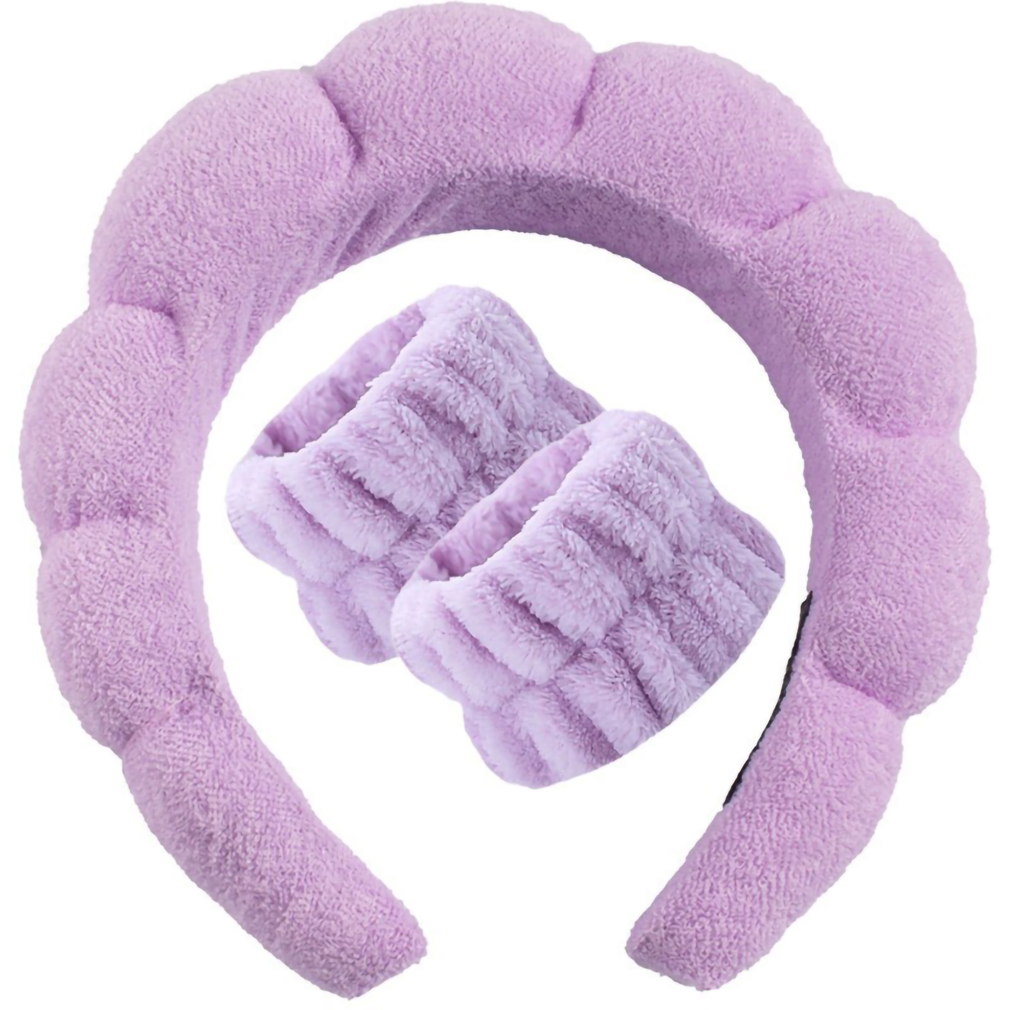MOQ50 Terry Cloth Spa Cloud Headband 3