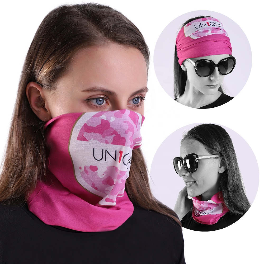 Breast Cancer Awareness Polyester Neck Gaiter 6