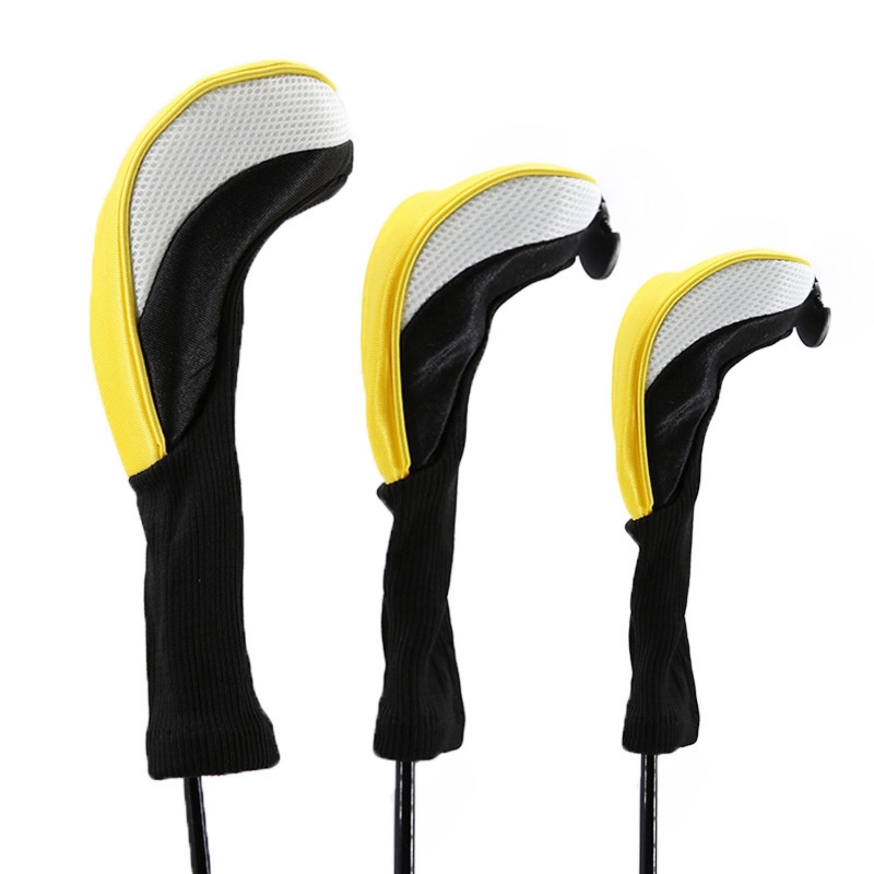 Golf Head Cover Leather Headcovers Set Fits Irons 5