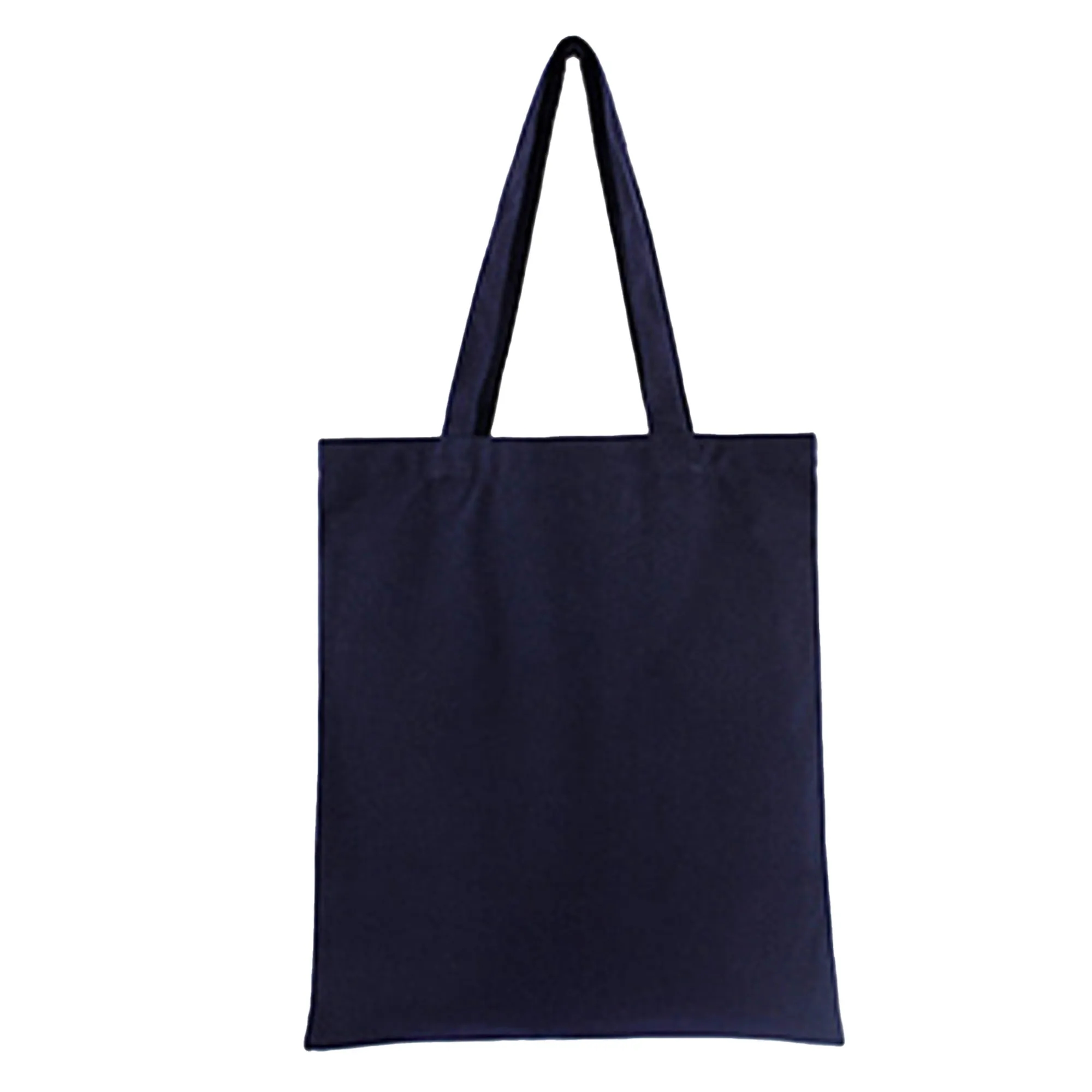 MOQ 10 Polyester Cotton Solid Color Hand-Held Canvas Bag, custom tote bag with logo imprint 10