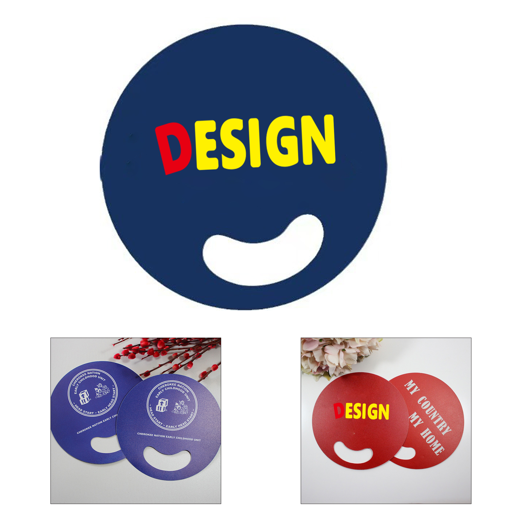 Summer Round Advertising Fan 3