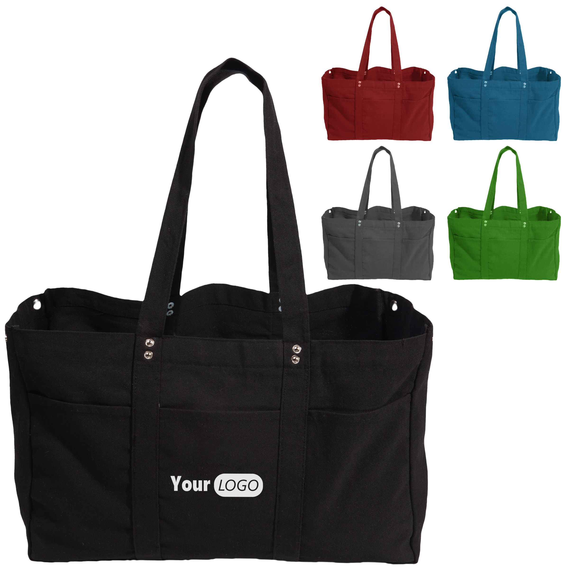 Canvas Versatile Tote Bag, custom tote bag with logo imprint 4