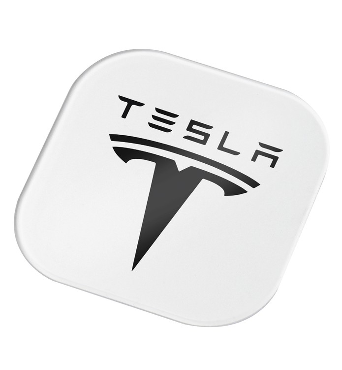 3 1/2" Square Plastic Coaster 1