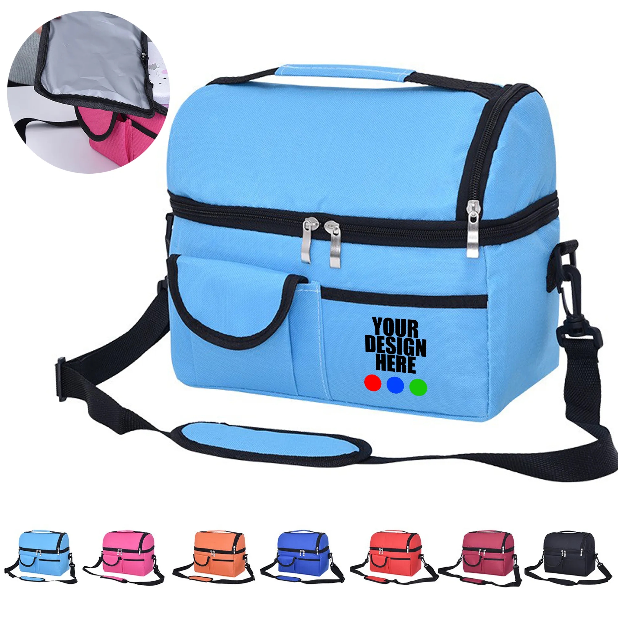 PEVA Portable Picnic Cooler Bag 3