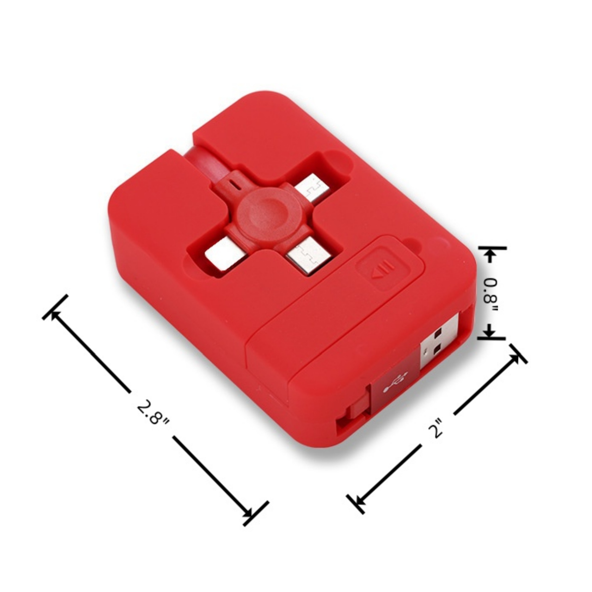 Retractable Three-in-one Charging Cable 2