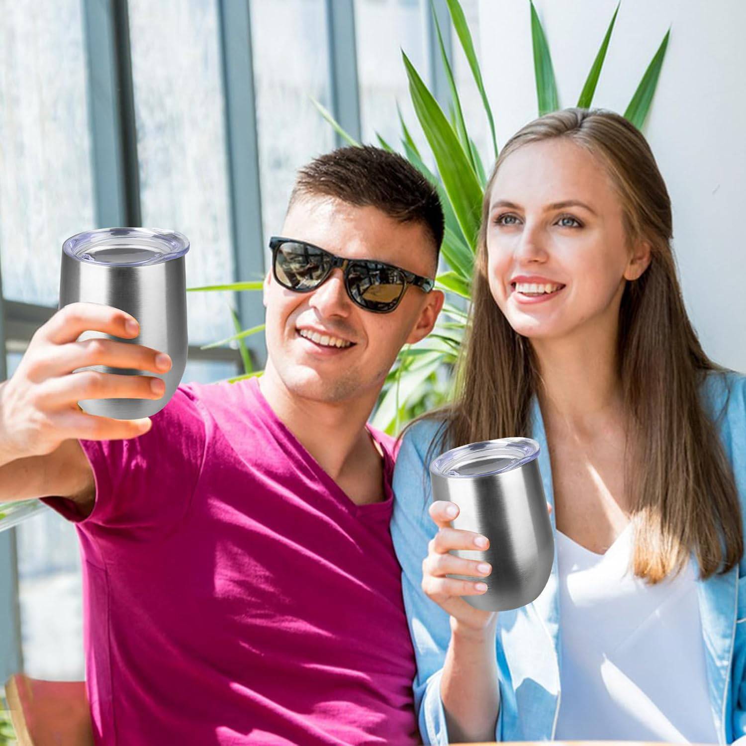 12oz Stainless Steel Insulated Tumbler with Lid 15