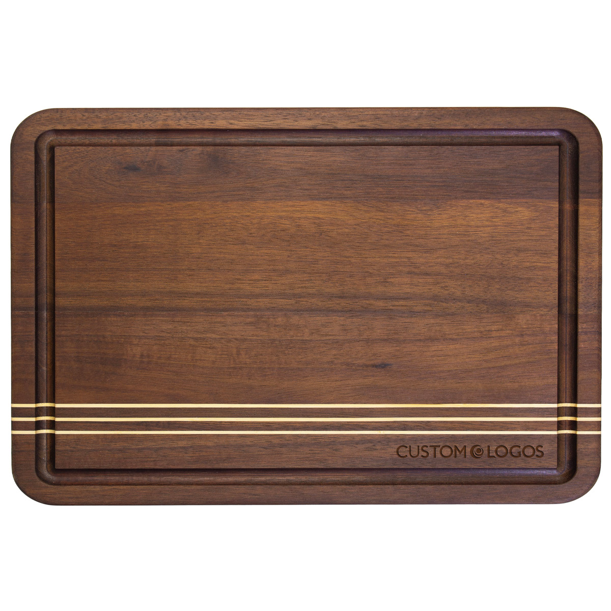 18" Rock & Branch® Dark Acacia Pinstripe Board