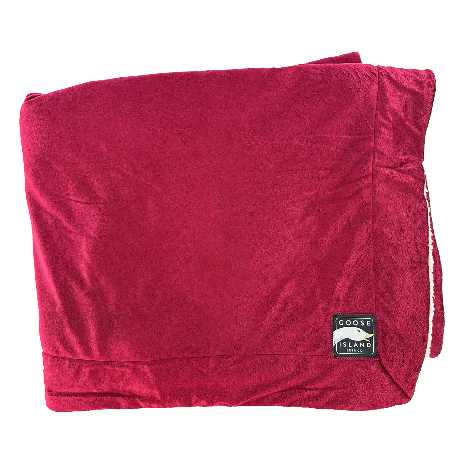 Sherpa Blanket w/ Sewn Woven Patch