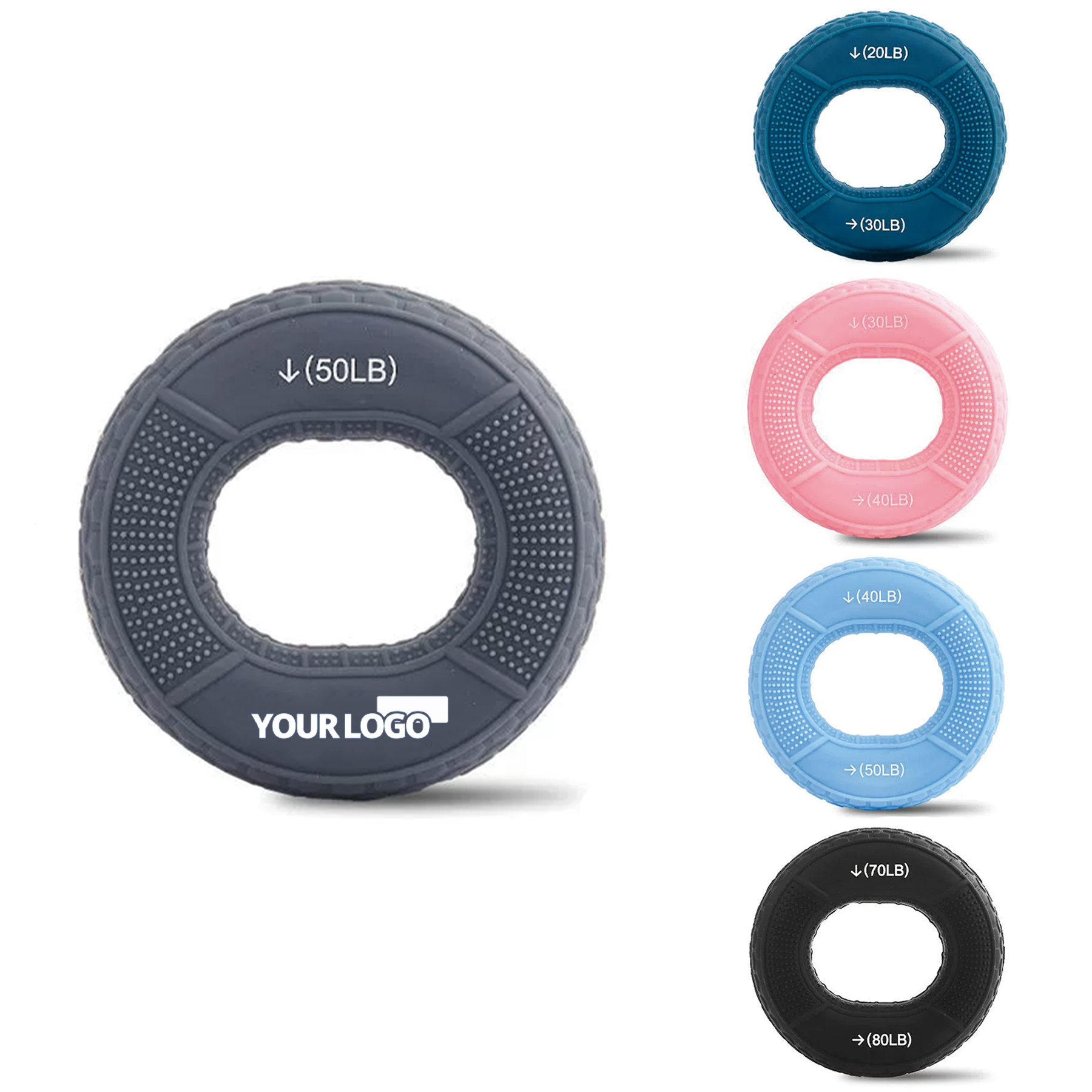 Silicone Wrist and Finger Grip Training Grips 5