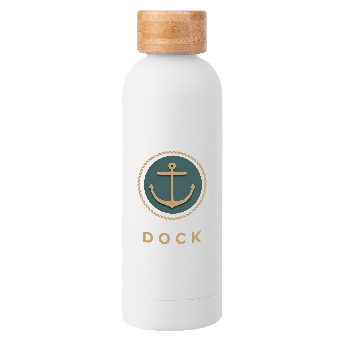 17 Oz. Blair Recycled Stainless Steel Bottle With Bamboo Lid, custom water bottle with logo imprint 15