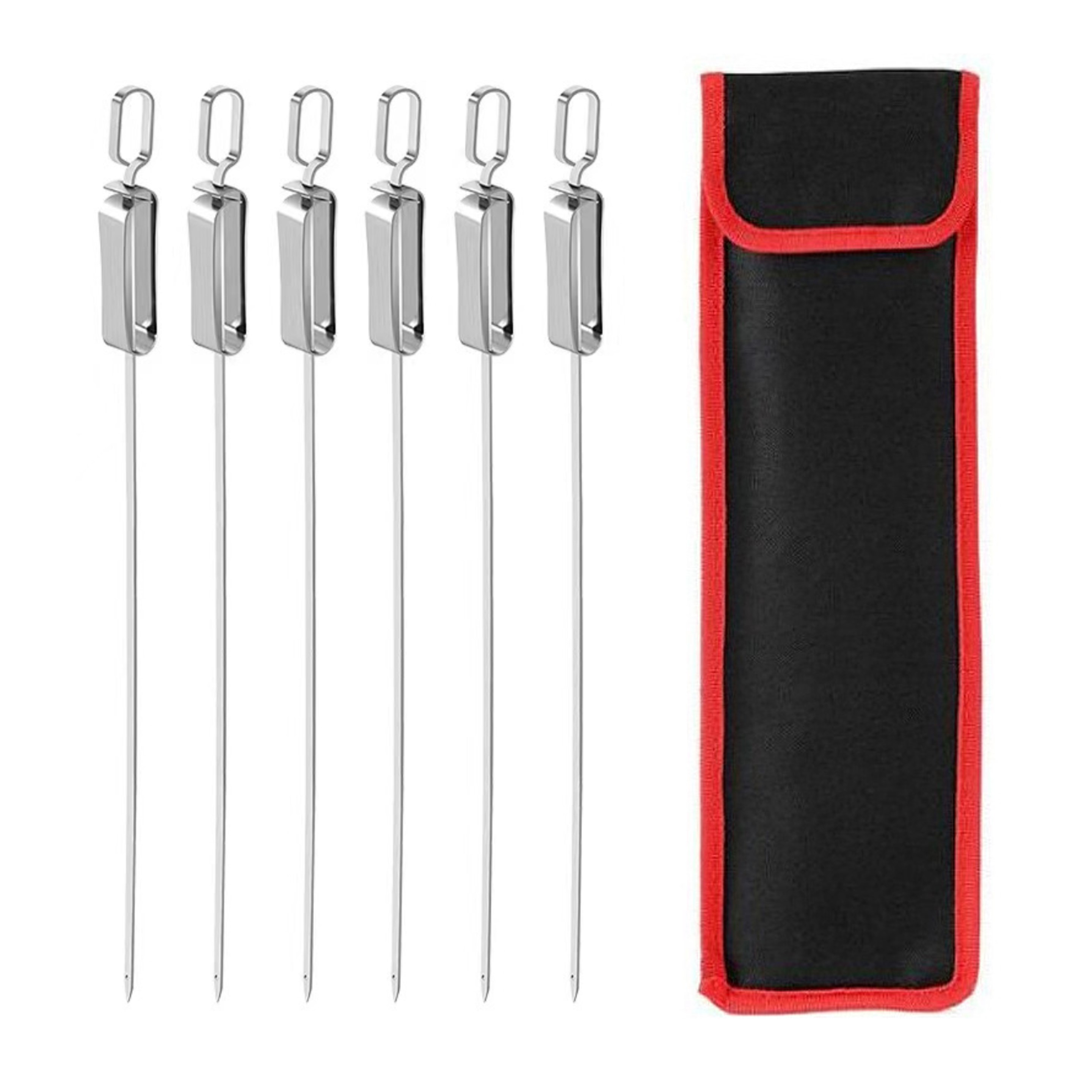 6pcs BBQ Skewers with Slider - OCEAN 4