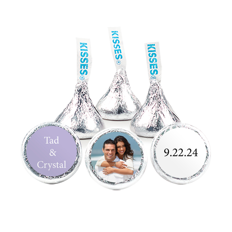 Wedding Photo Design - Hershey's Kisses w/ Full Color Label 2