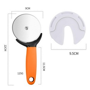 Stainless Steel Pizza Cutter With Ergonomic Handle 3