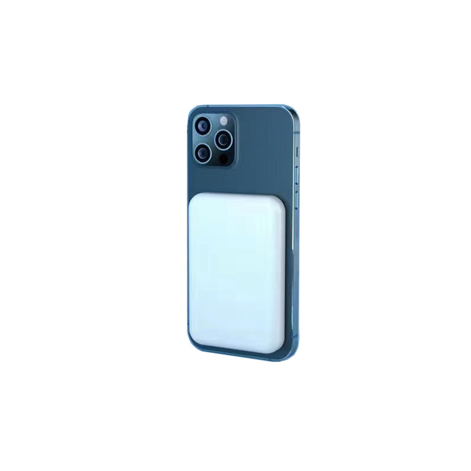 White Mini Moblie Phone Wireless Charger 2