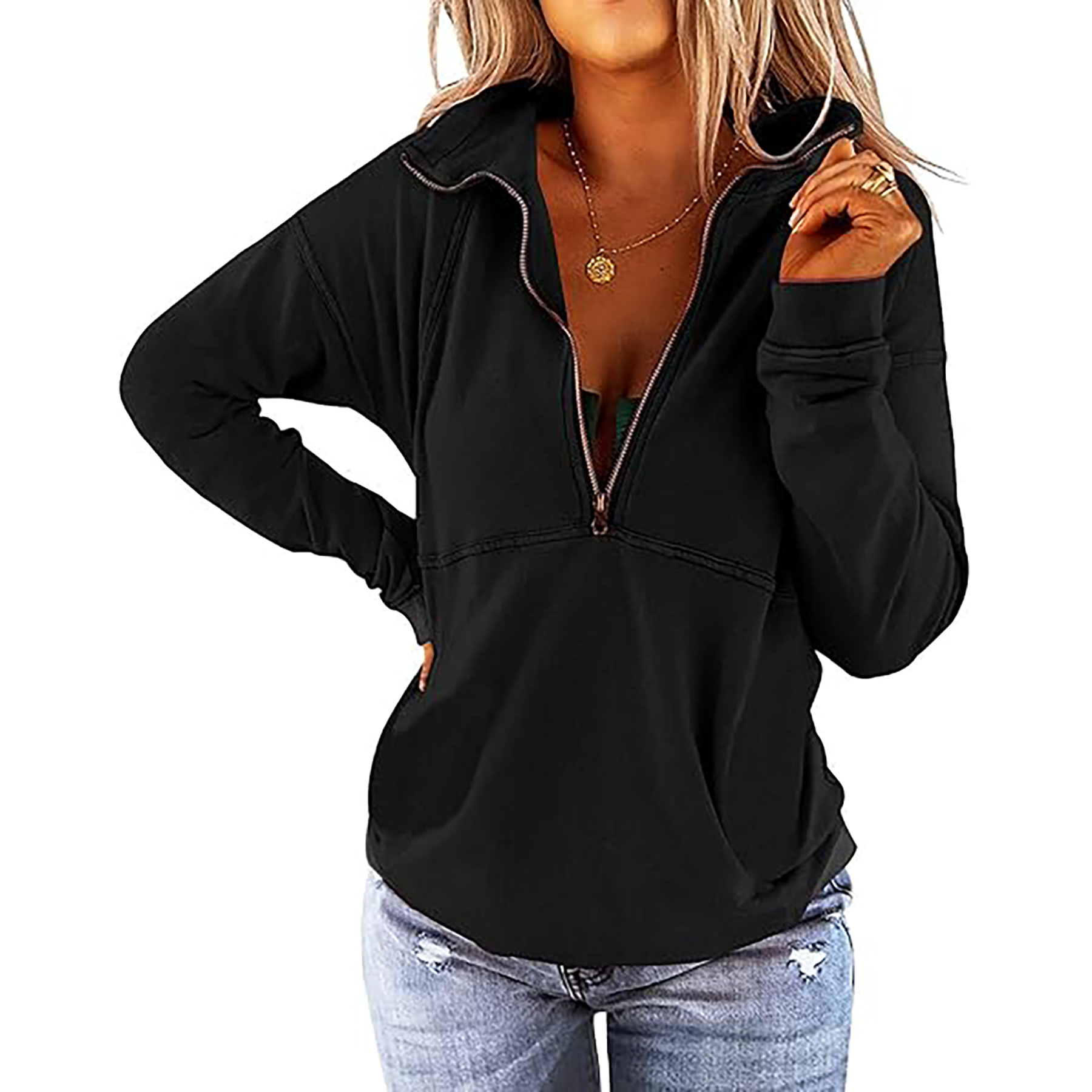 Loose Fit Casual Pullover 4