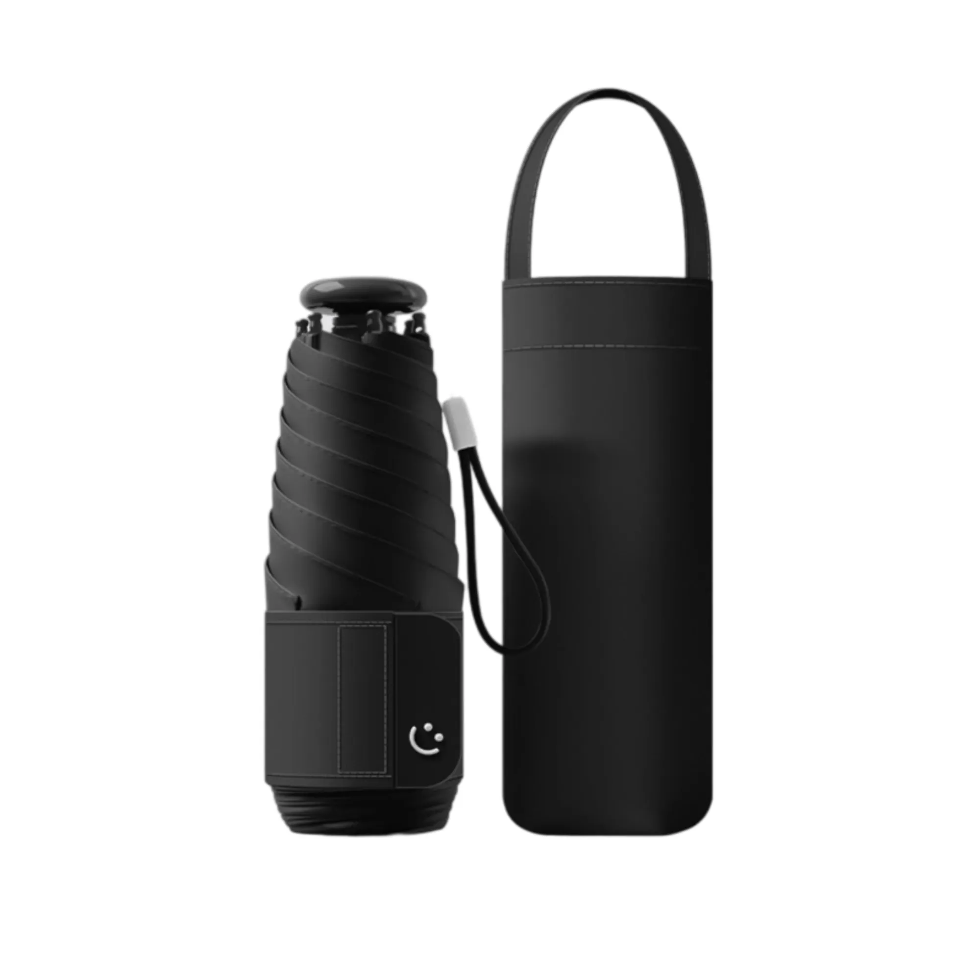 Mini Windproof Sun & Rain Pocket Umbrella With CaseProduct 1