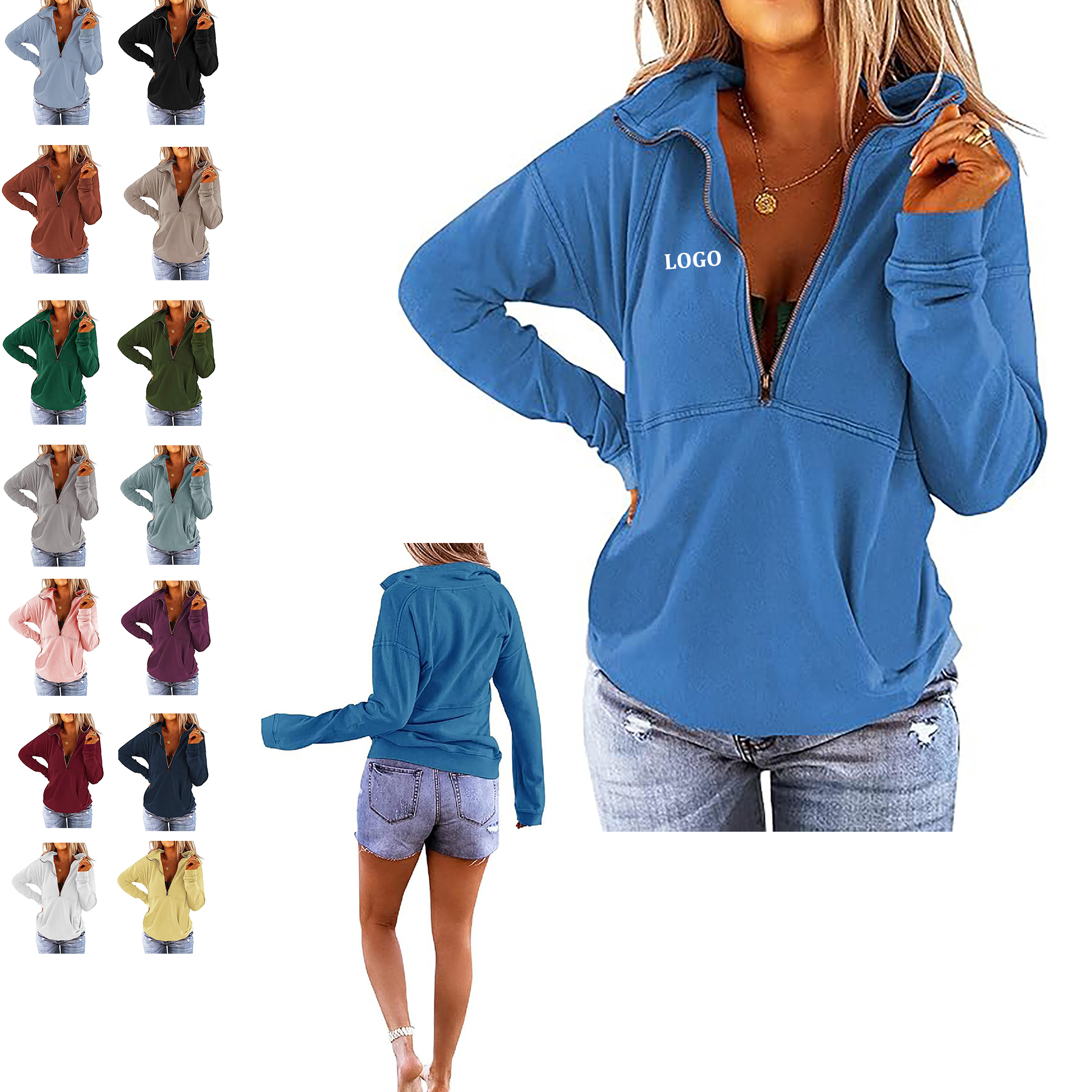 Loose Fit Casual Pullover 3