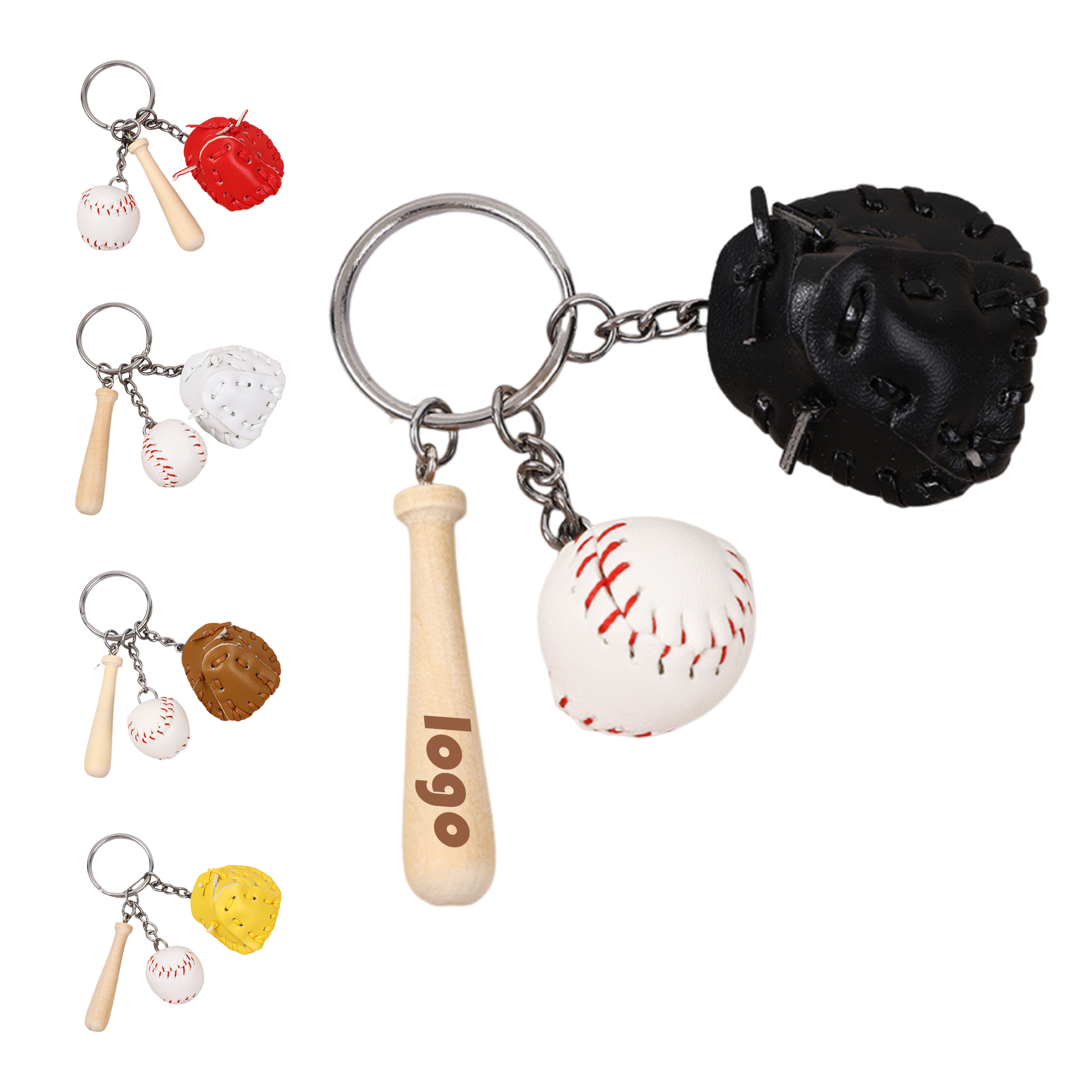 Baseball 3 Piece Keychain 2