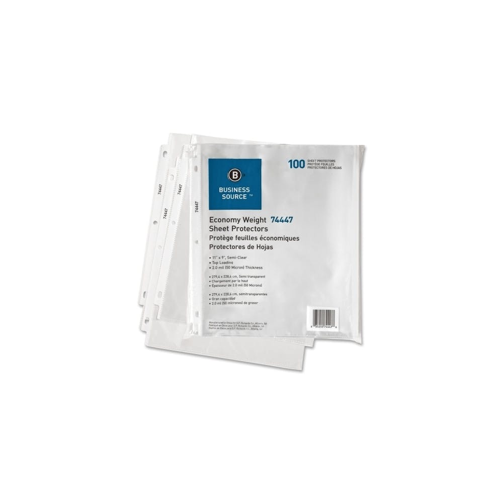 Sheet Protectors - Top Load 2.0 mil 11" x 8.5" 2