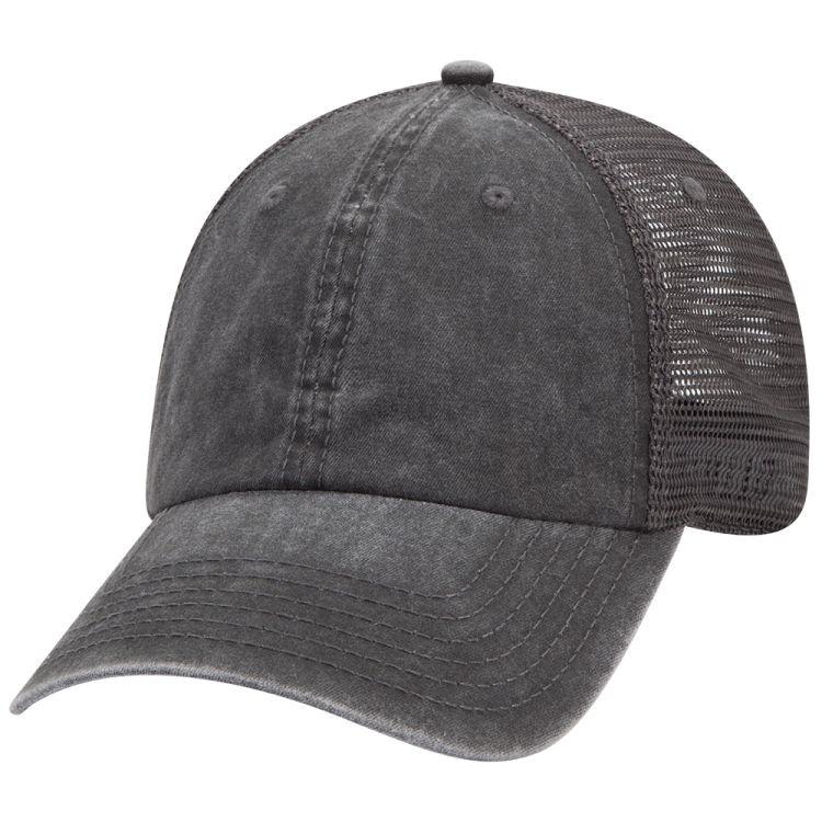 OTTO CAP® OTTO FLEX® Fitted 6 Panel Low Profile Mesh Back Trucker Hat 16