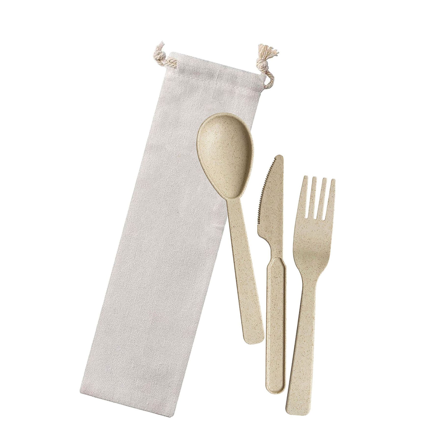 Wheat Straw Cutlery Set 2