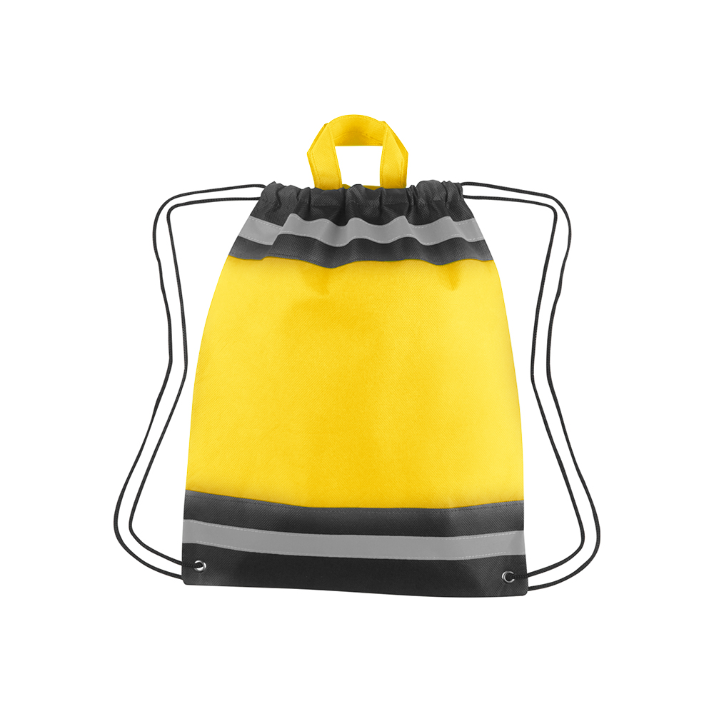 Horizon Reflective Drawstring Backpack Tote 2