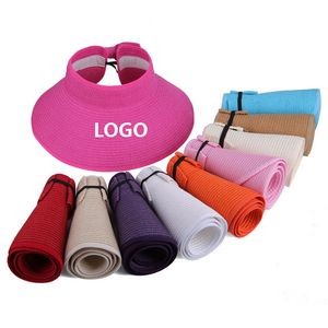 Foldable Wide Large Brim Sun Hat Straw 2