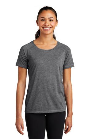 Women's PosiCharge Tri-Blend Wicking Scoop Neck Raglan Tee