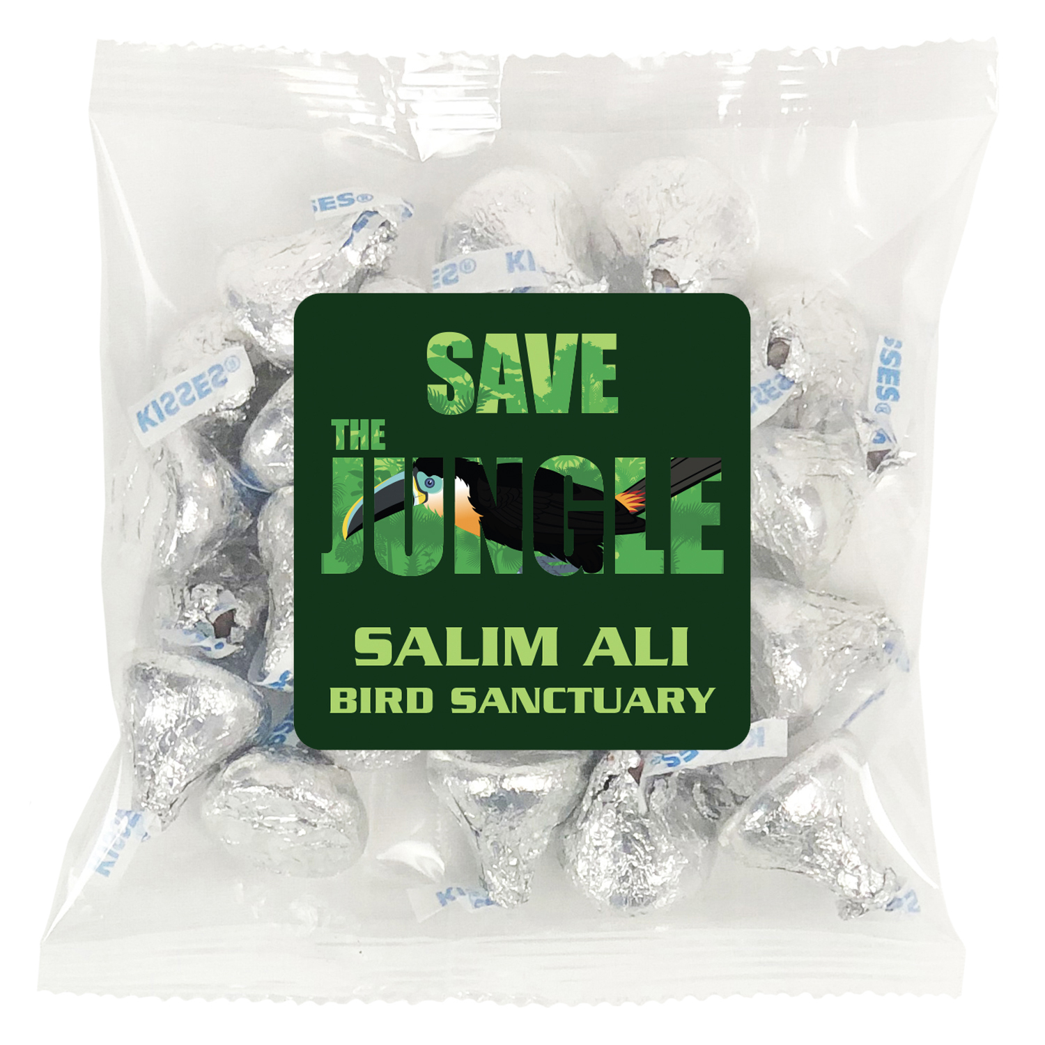 Large Snack Bag with Label Premium Fill 8