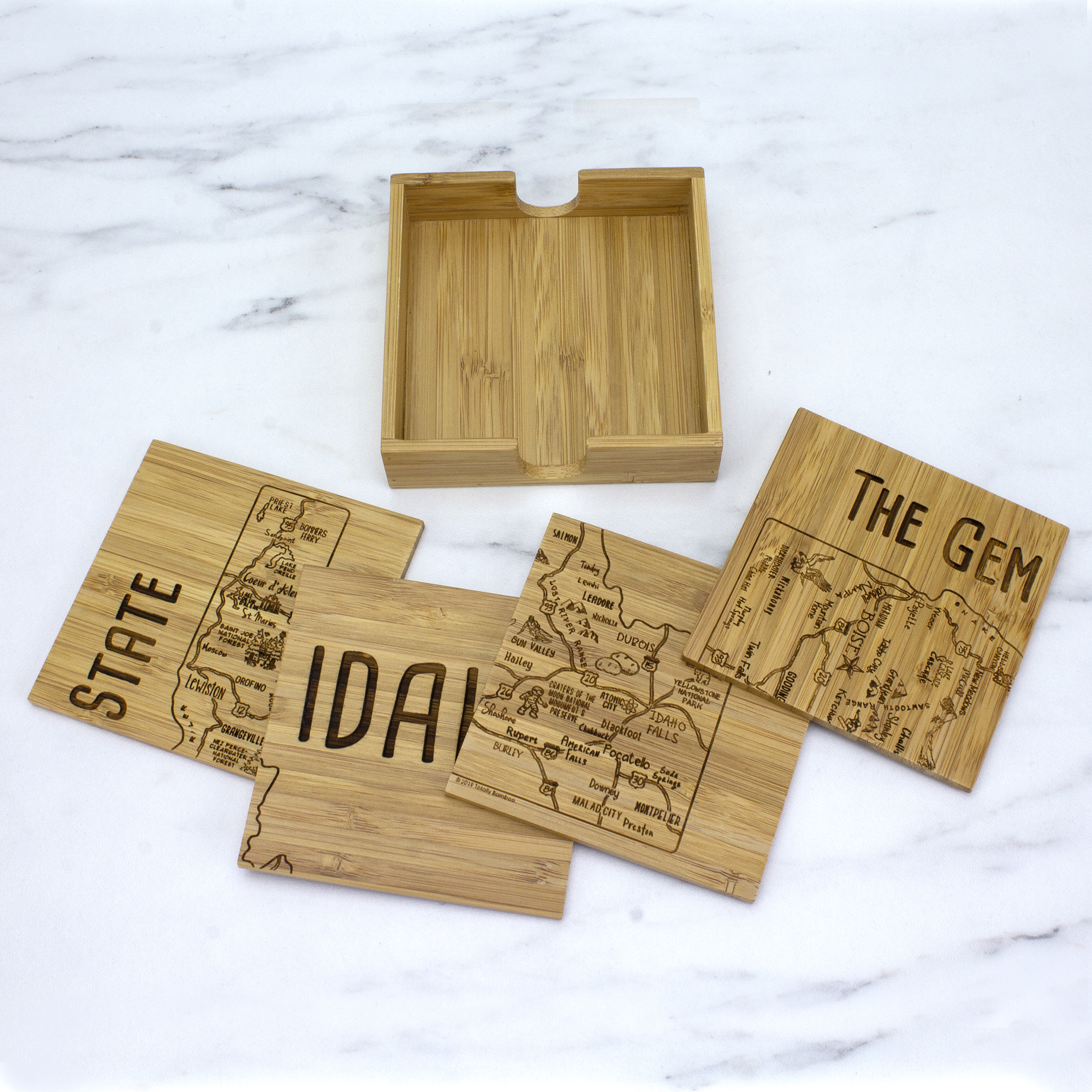Idaho Puzzle Coaster Set 9