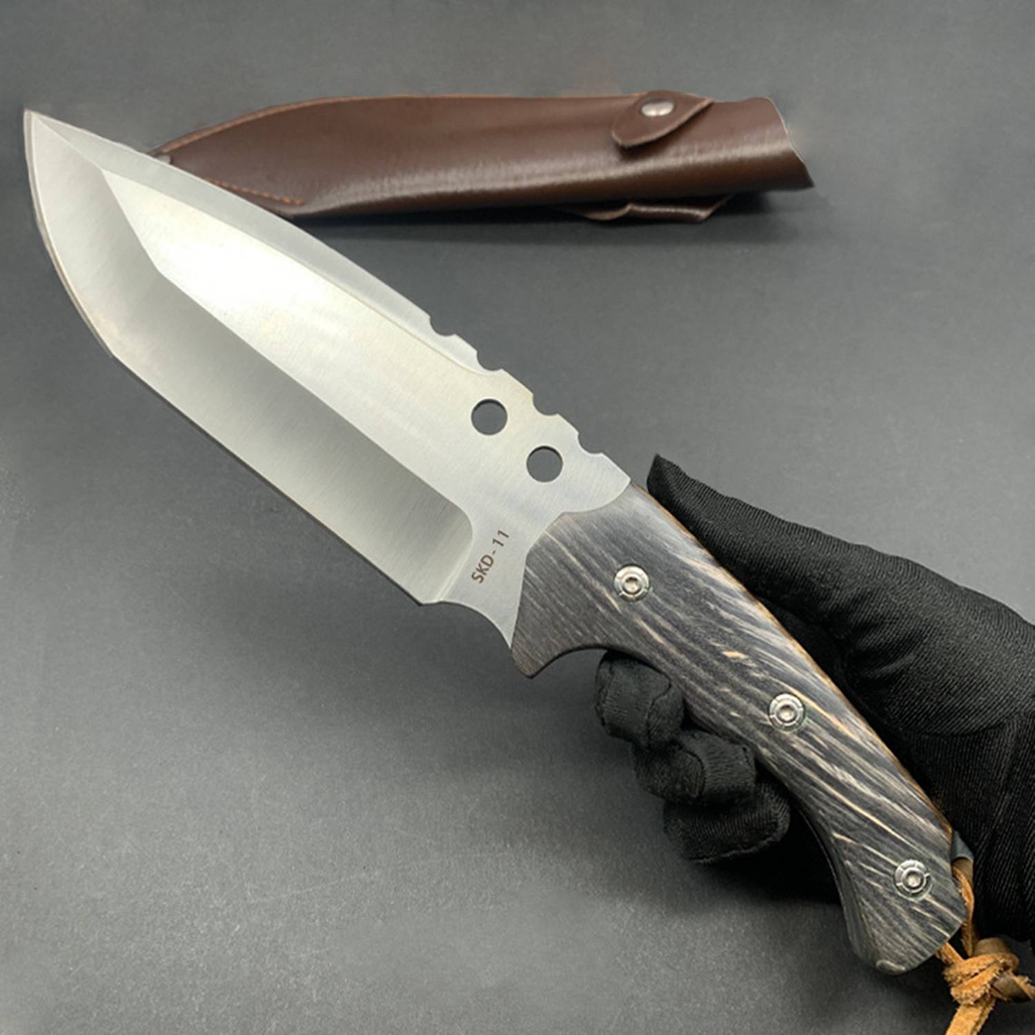 Outdoor straight knife 2