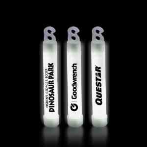 White 6" Premium Glow Light Stick 2