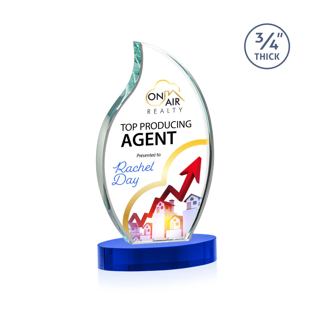 Croydon VividPrint™ Award on Alberton Base - Blue 3