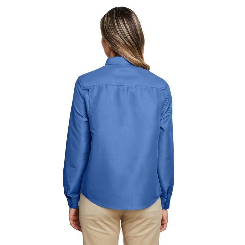 Harriton Ladies' Key West Long-Sleeve Performance Staff Shirt 15