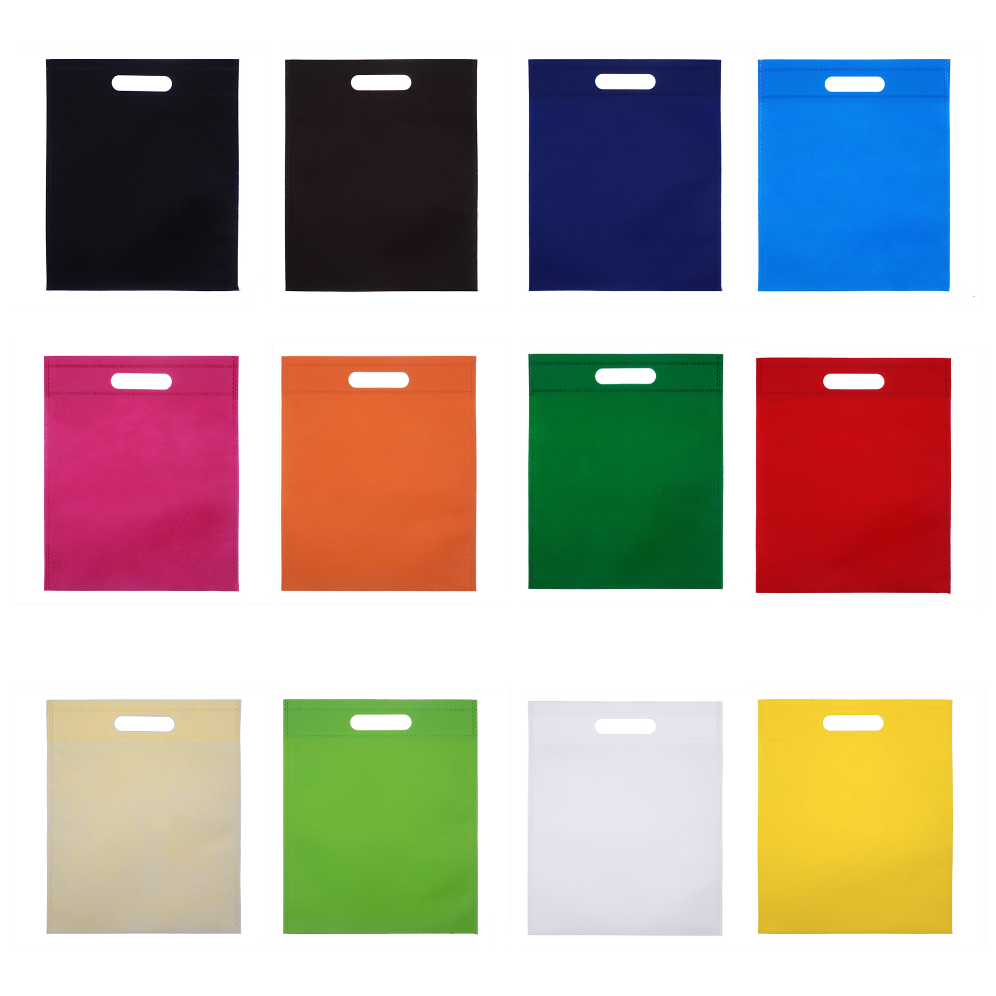 MOQ50 Die Cut Non-Woven Bag 10"L x 14"H 1
