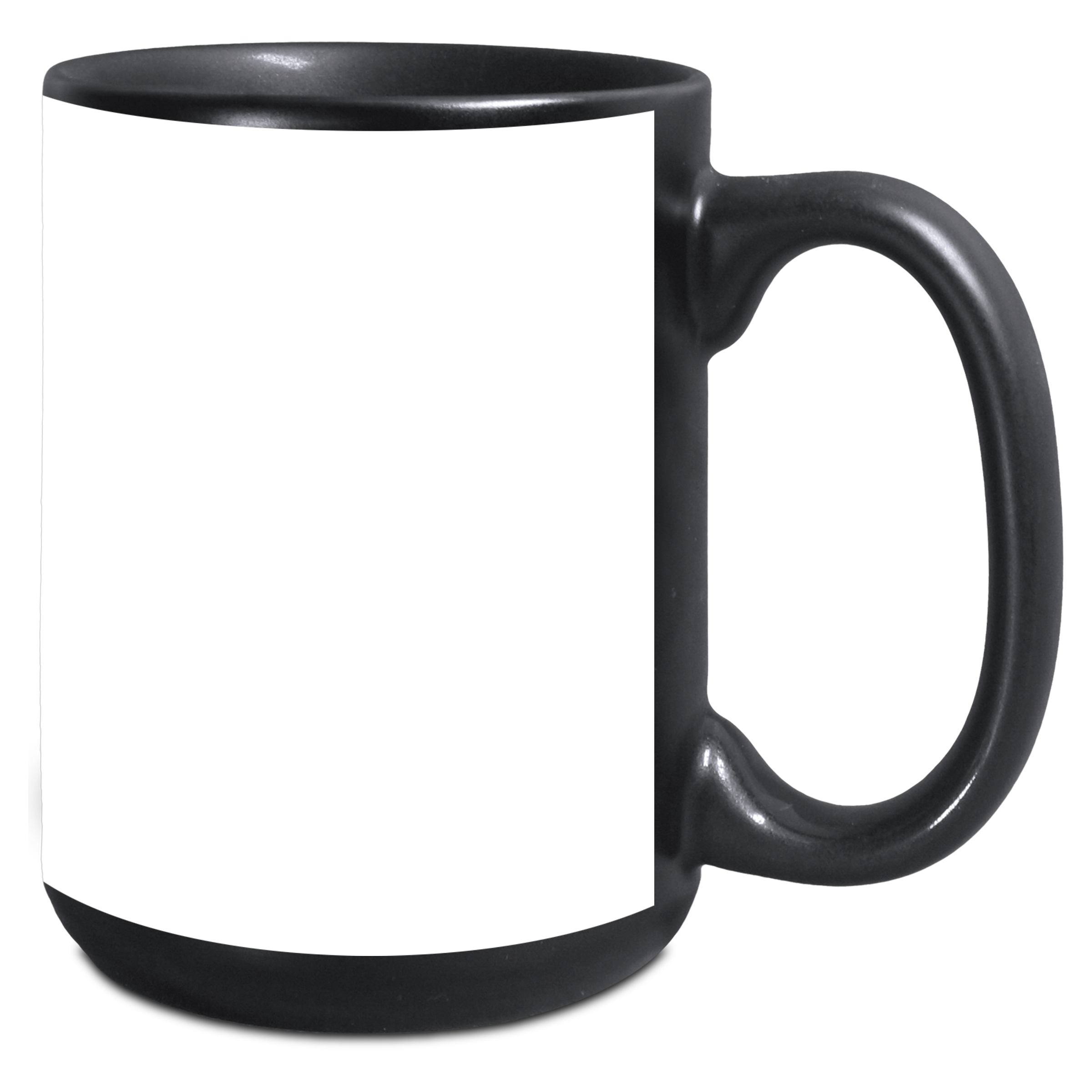 15 Oz. Mighty Matte Black Mug 8