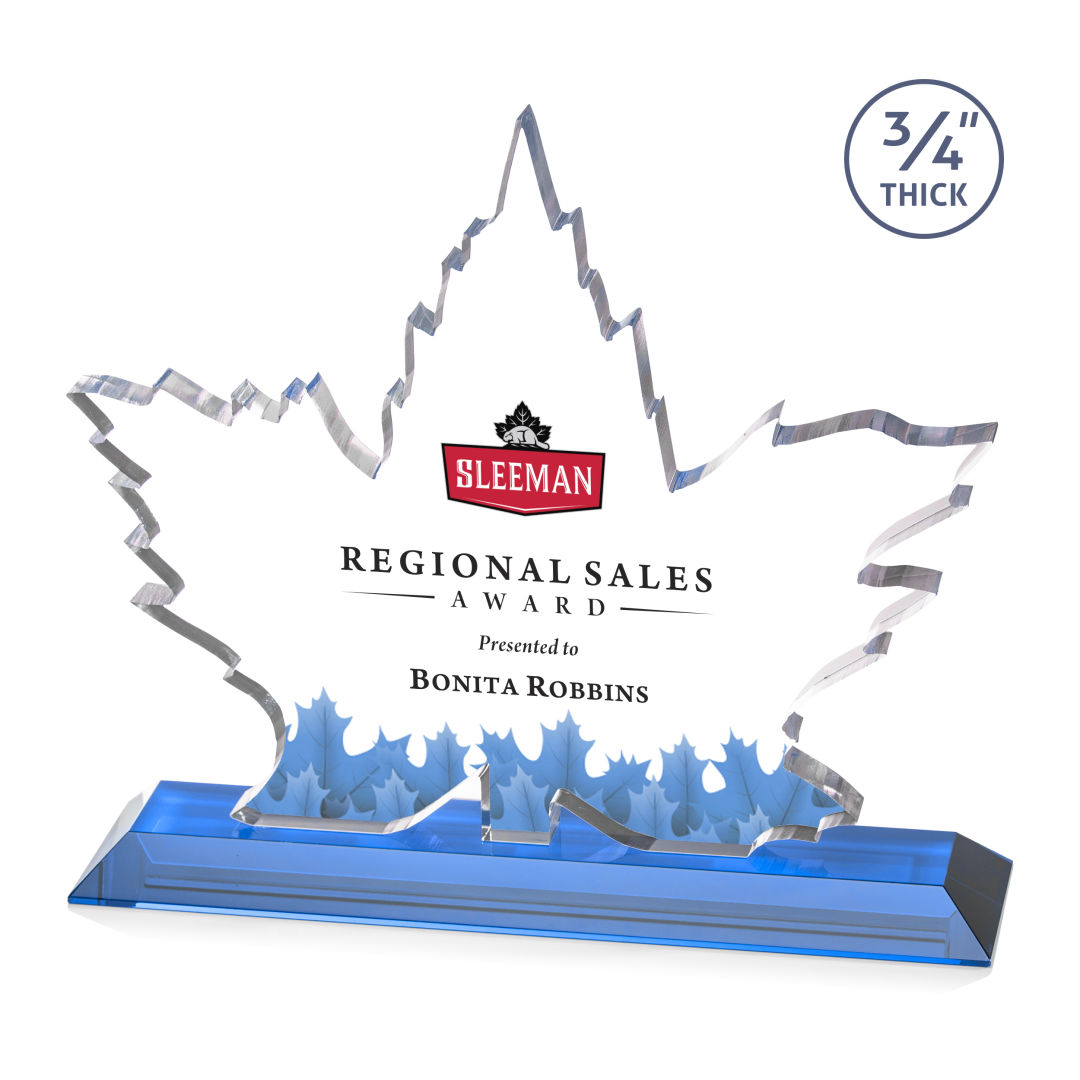 Maple Leaf VividPrint™ Award - Sky Blue 4