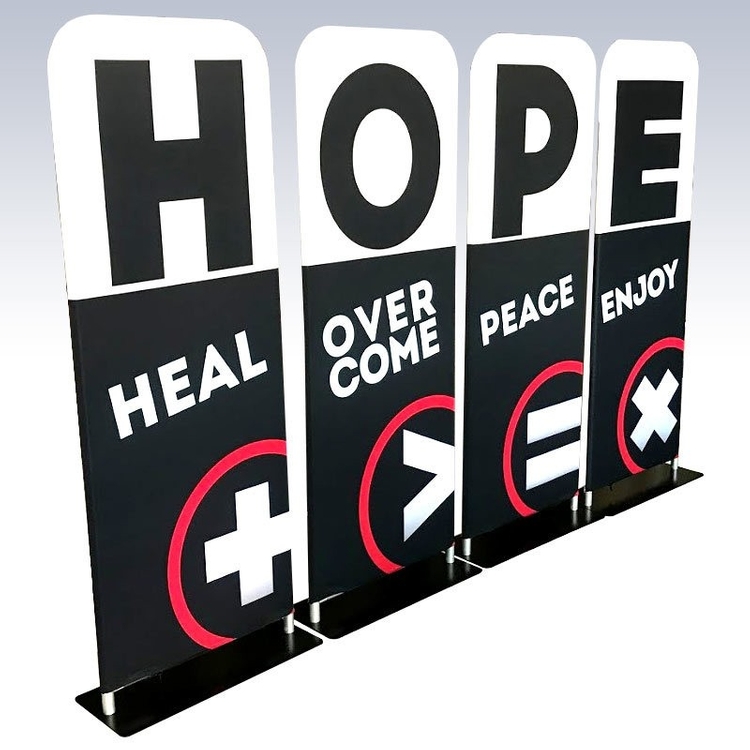 Tubie™ Fabric Banner System, Replacement Graphic - 48"W x 91"H 1