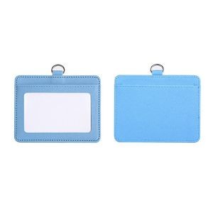 RFID Blocking PU Leather Card Holder with Lanyard 12