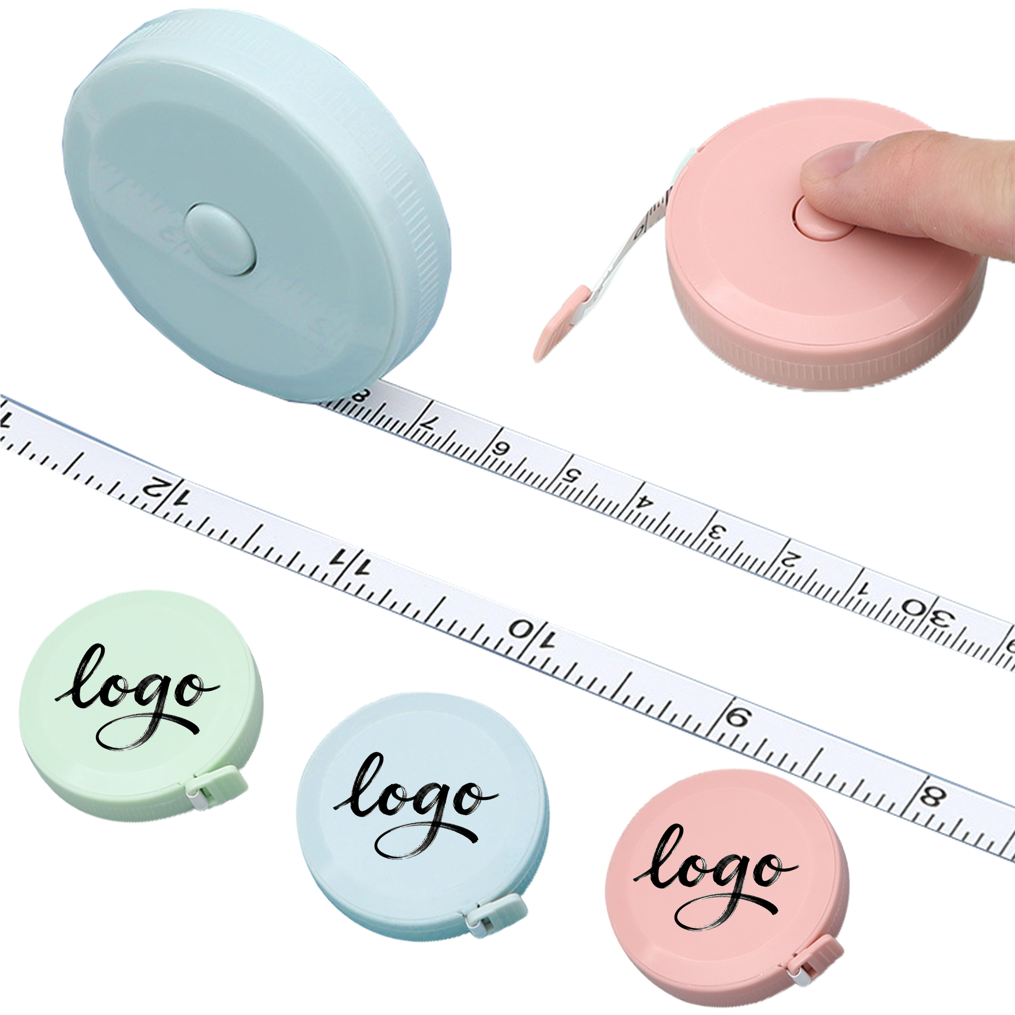 Portable Mini Round Tape Measure 2
