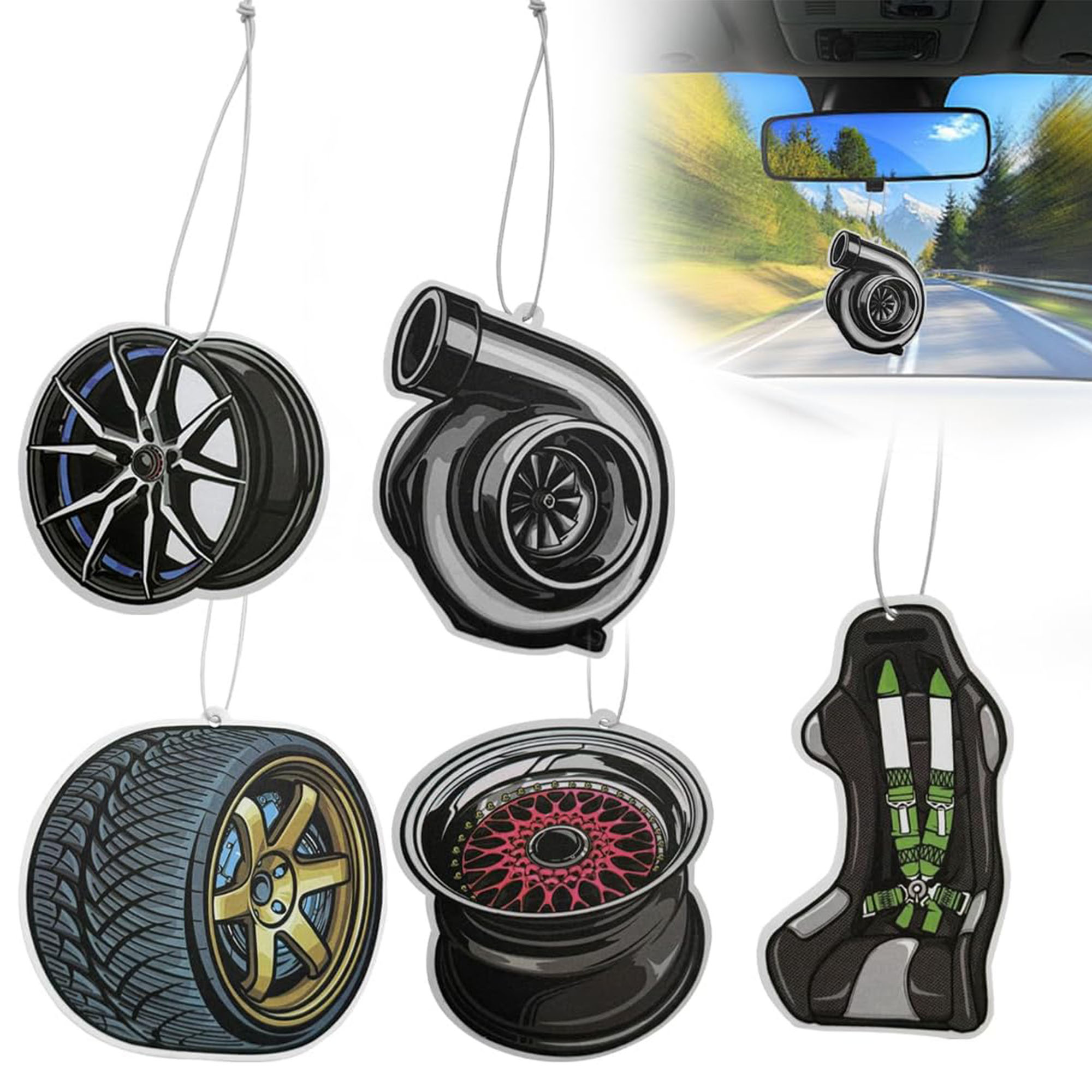 Customized Hanging Fragrance Tablets Independent Package 2