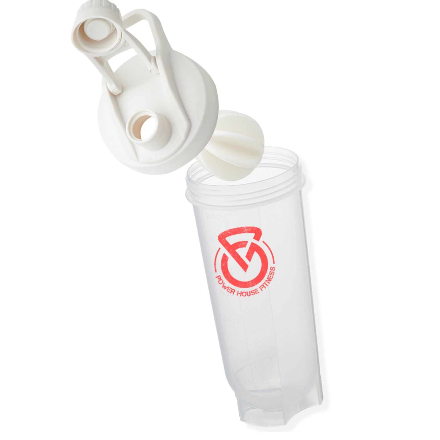 Olympian Plastic 24 oz Shaker Bottles with Mixer 1