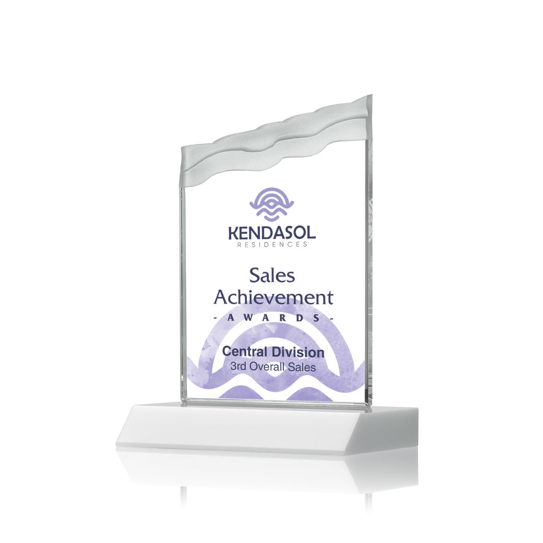 Oakwood VividPrint™ Award - White 3