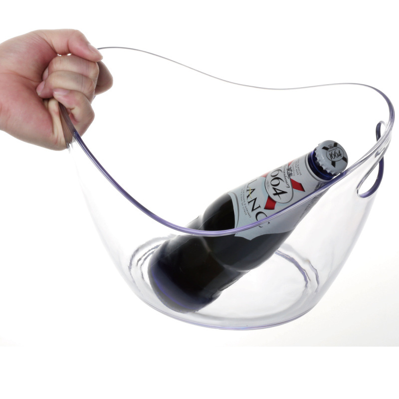 4L Clear Champagne Bottles Ice Bucket 2