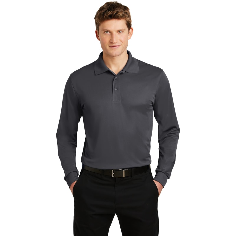Sport-Tek Long Sleeve Micropique Sport-Wick Polo. 38