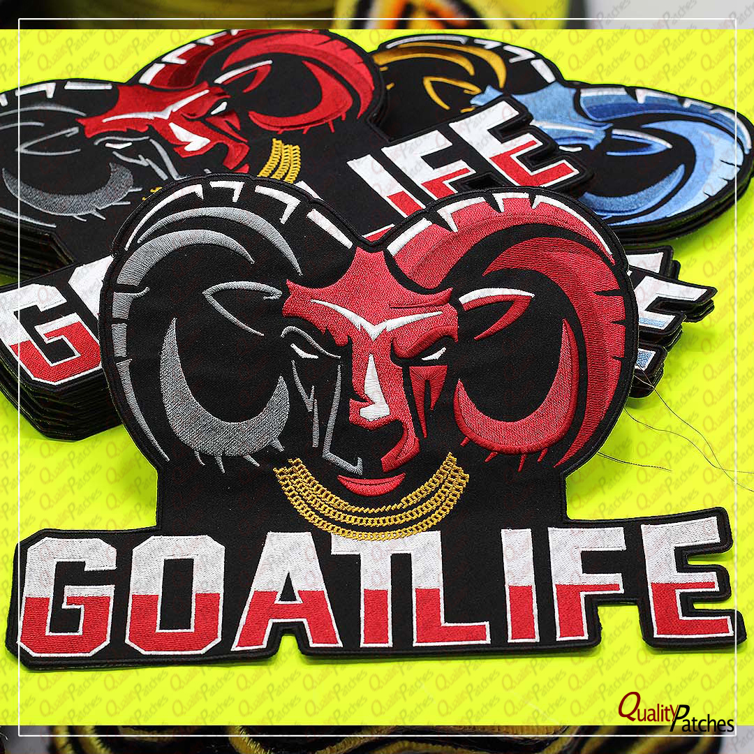 Custom Die Cut Embroidered Patches 47