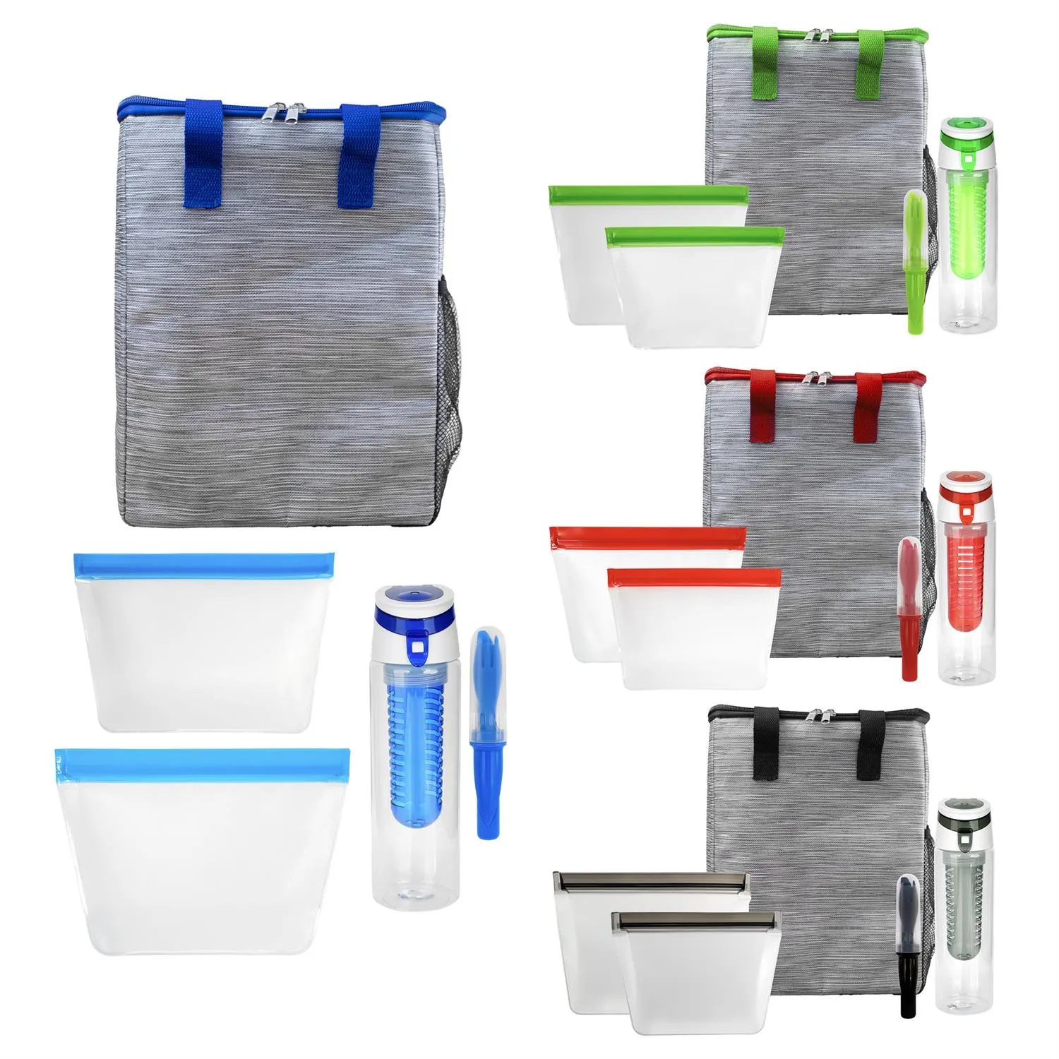 Reusable Beverage & Cutlery Tote Set 18