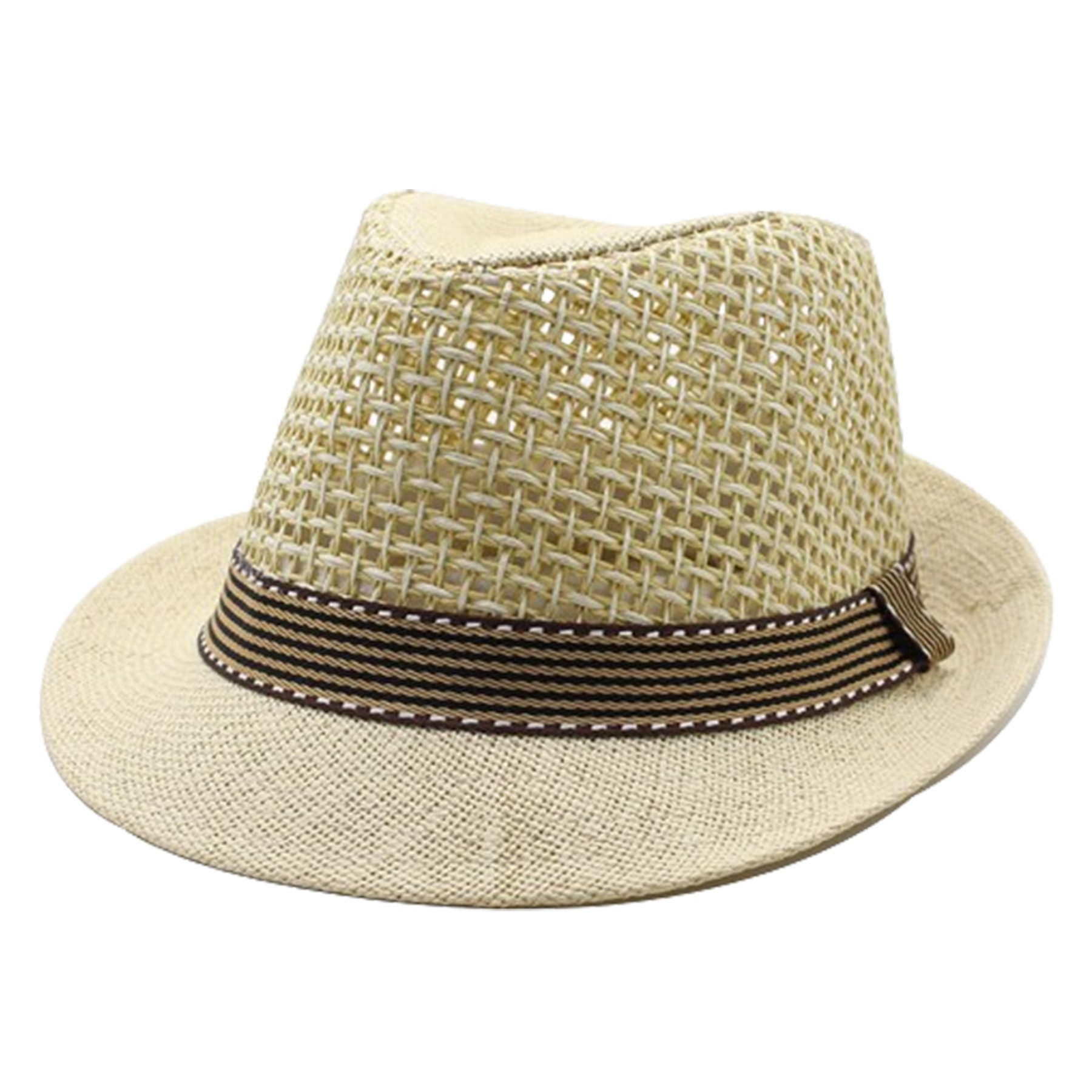 Summer Beach Sun Protective Jazz Straw Hat 4