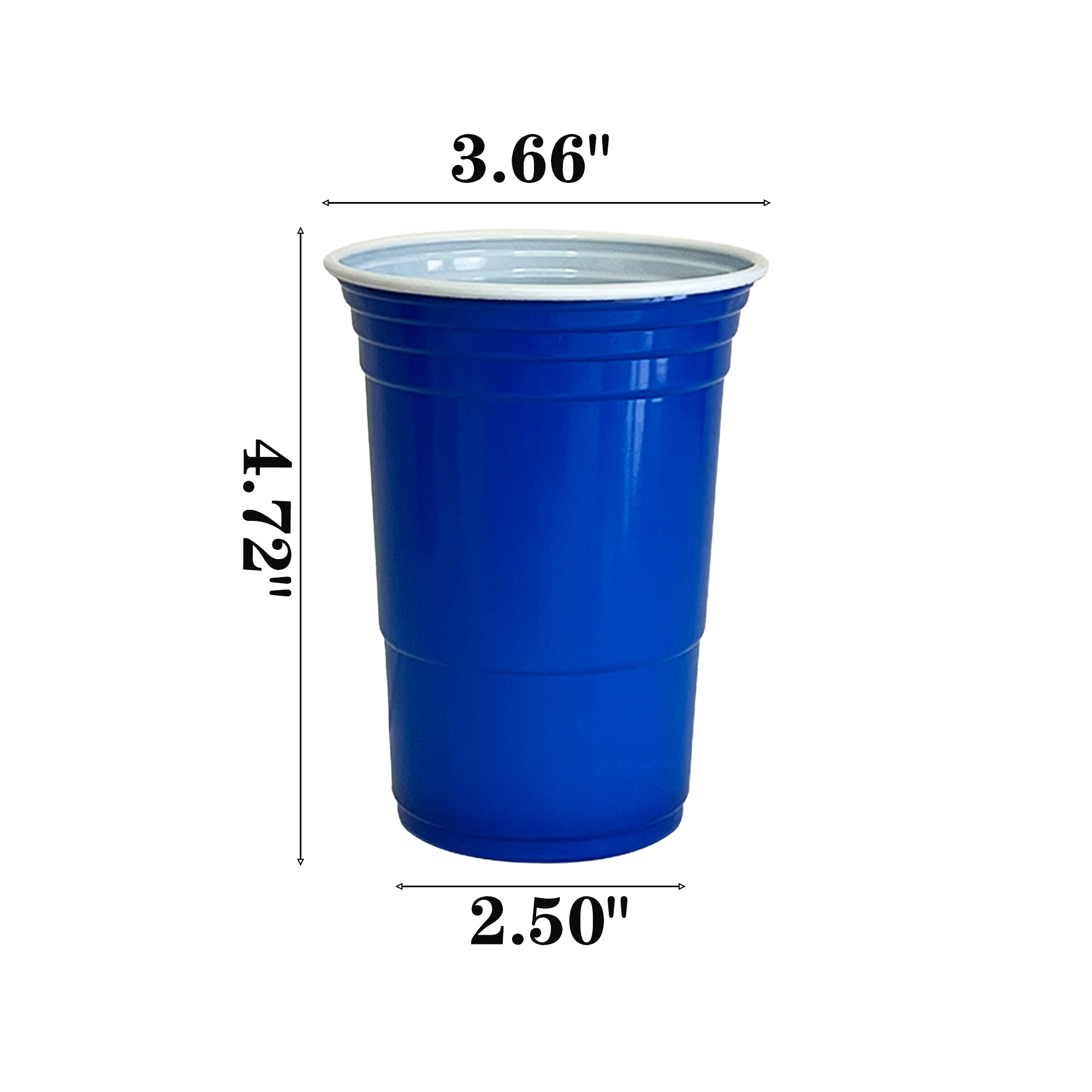 16oz Disposable Plastic Juice Cup 1